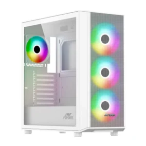 Ant-Esports-411-Air-ARGB-E-ATX-Mid-Tower-Cabinet-White