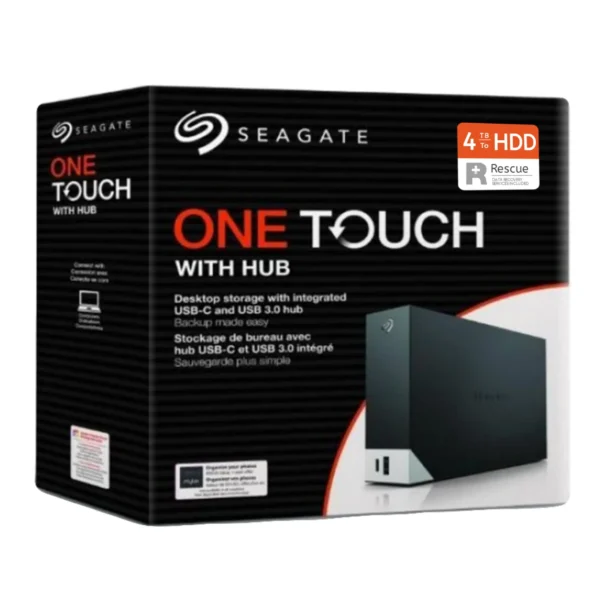 Seagate One Touch Hub 4TB External Hard Drive With Password