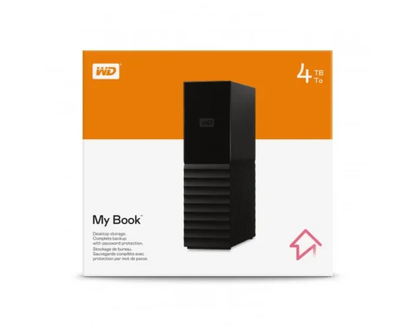 WD My Book Hub 4TB External Hard Drive With Password