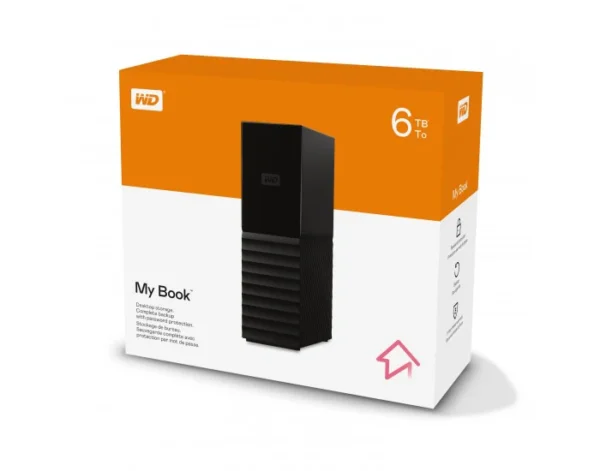 WD My Book Hub 6TB External Hard Drive With Password