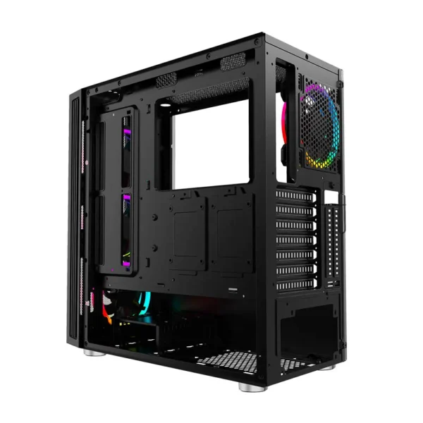 Ant Esports ICE-511MT Auto RGB (ATX) Mid Tower Cabinet-Black3