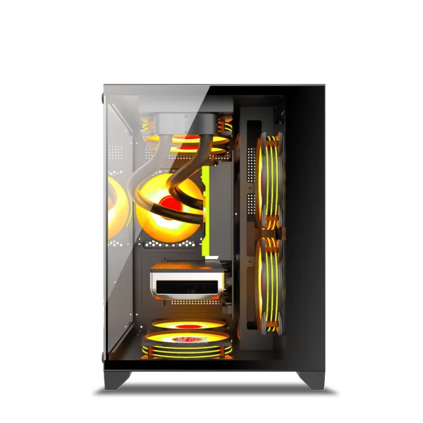 Ant Esports Crystal Z2 ATX Gaming Cabinet-Black2