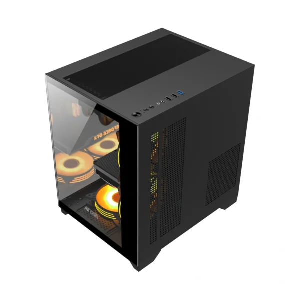 Ant Esports Crystal Z2 ATX Gaming Cabinet-Black4