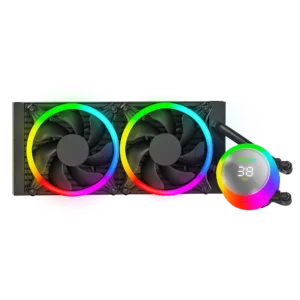 Ant Esports ICE Chroma 240 ARGB 240mm ARGB Liquid Cooler I AIO-Black