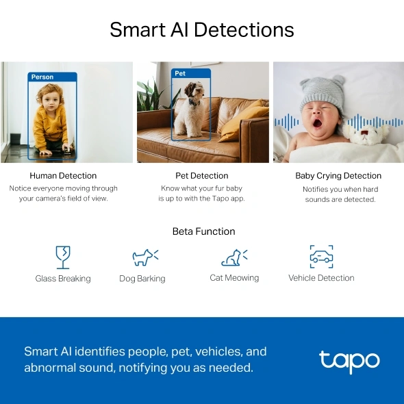 TP-Link Tapo C220 PanTilt AI Home Security Wi-Fi Camera4