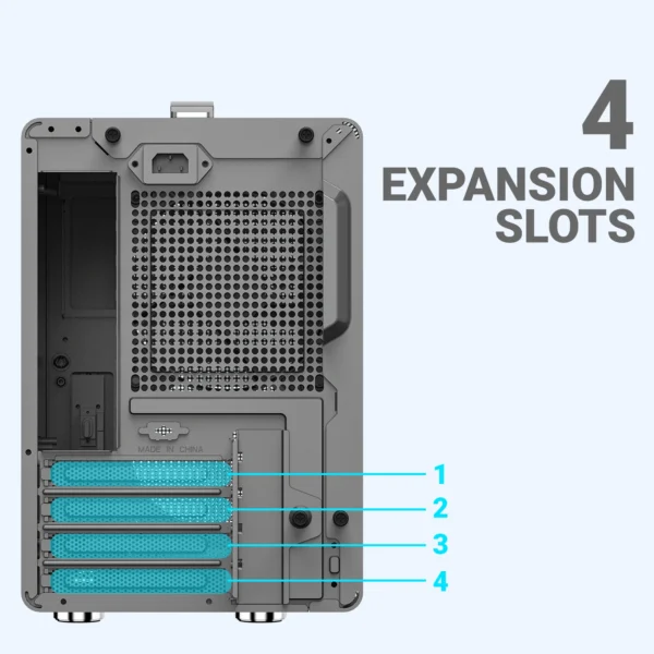 Ant Esports Box C Air Mini Tower Portable Cabinet - Grey (15)