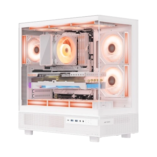 Ant Esports Crystal X6 ARGB (ATX) Gaming Cabinet - White