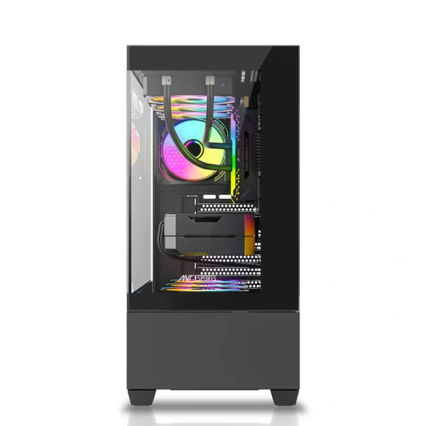 Ant Esports Crystal Z3 Mid-Tower Gaming Cabinet-Black (15)