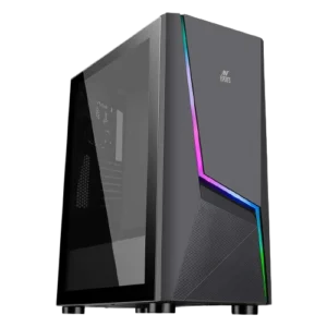 Ant Esports ICE-130AG Mid Tower Gaming Cabinet - Black