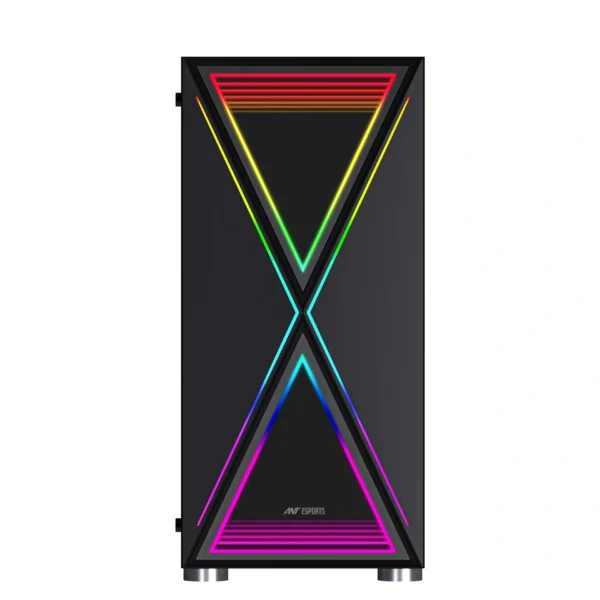 Ant Esports Infinity X ARGB Mid-Tower Gaming Cabinet-Black (19)