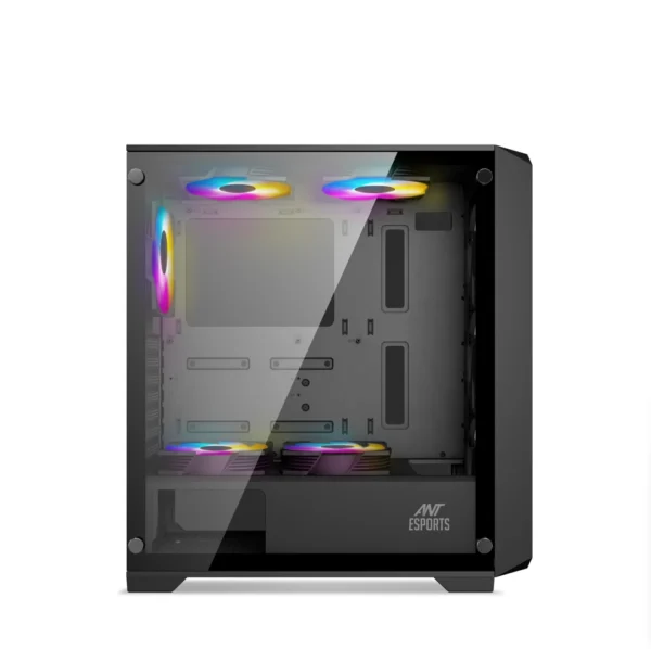 Ant Esports SX5 ARGB Mid-Tower Gaming Cabinet - Black (2)