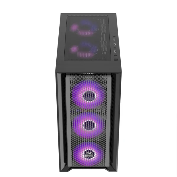 Ant Esports SX7 ARGB Mid-Tower Gaming Cabinet - Black (4)