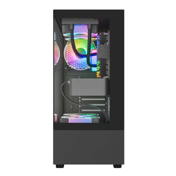 Ant Value CV100 Mid-Tower Computer Gaming Cabinet-Black (3)