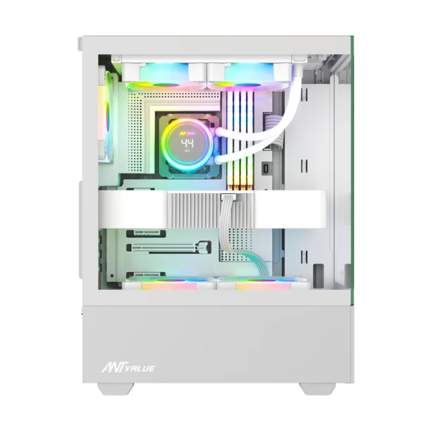 Ant Value CV100 Mid-Tower Computer Gaming Cabinet-White (9)