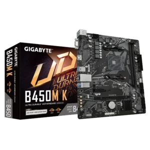 Gigabyte - B450M K (rev. 2.0) Motherboard (Black)