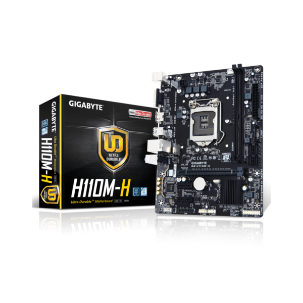 Gigabyte GA-H110M-H (rev. 1.3) Motherboard (Black)