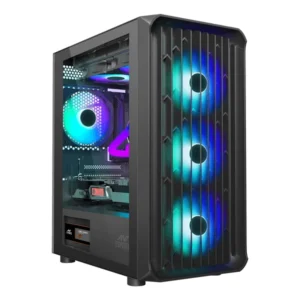 Ant Esports 205 Air ARGB (ATX) Mid-Tower Cabinet - Black