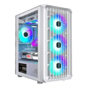 Ant Esports 205 Air ARGB (ATX) Mid-Tower Cabinet - White