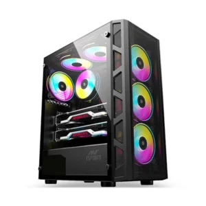 Ant Esports 510 Air ARGB (E-ATX) Mid-Tower Cabinet - Black