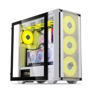 Ant Esports 690 Air Mid - Tower Gaming Cabinet - White